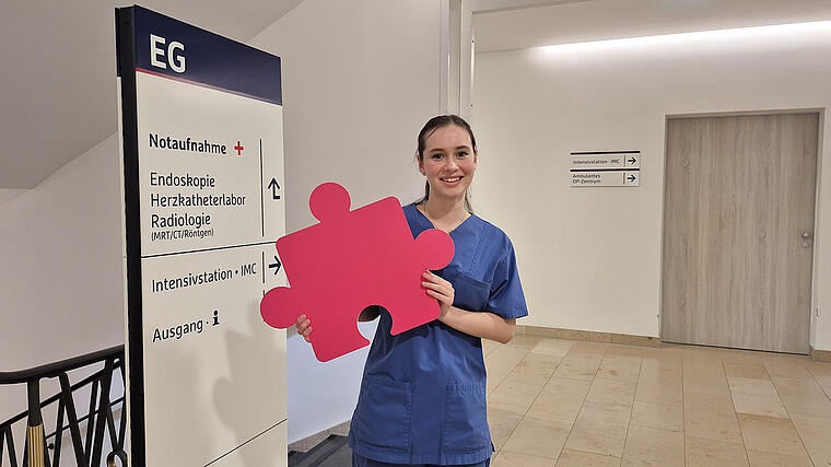 Lena Reiswich, Ausbildung zur Pflegefachfrau