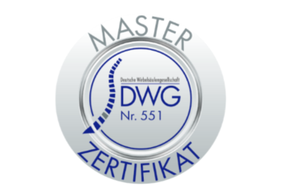 Siegel der Deutsche Wirbelsäulen-Gesellschaft in der Wirbelsäulenchirurgie - Dr. Eslam Darwish