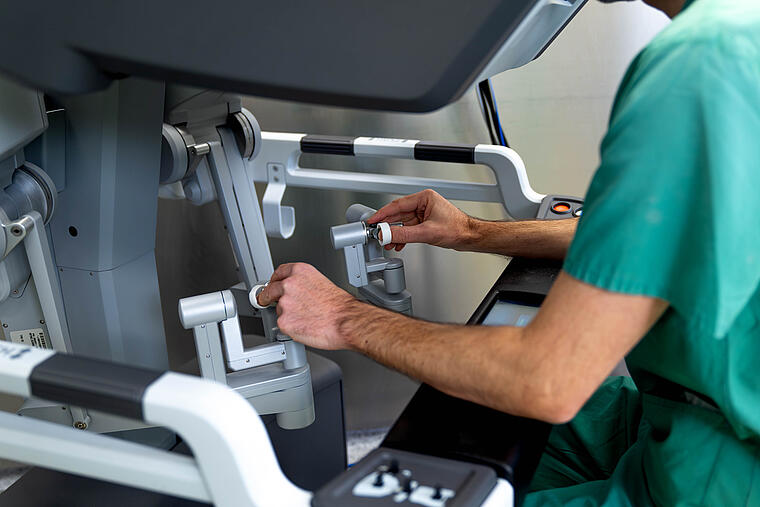 Hospital Urologie - DaVinci Roboter